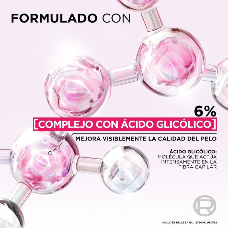 Crema Para Peinar Glycolic Gloss Ácido Glicólico Elvive