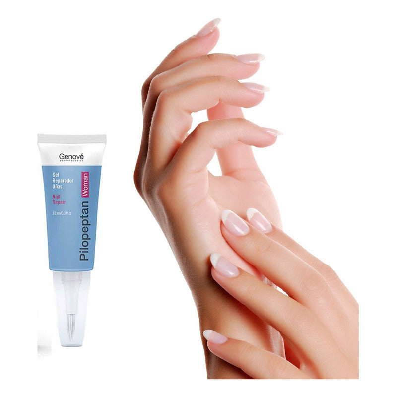 Pilopeptan Woman Gel Reparador Uñas En Tubo Con Brocha Aplicadora 10ml