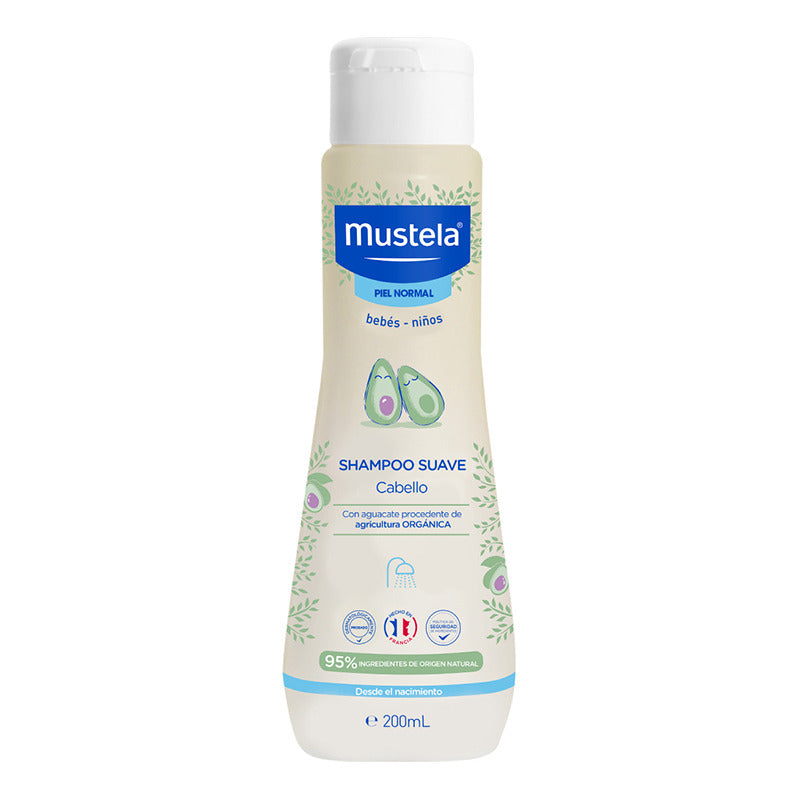 Mustela Shampoo Suave Piel Normal  Cabello 200 Ml
