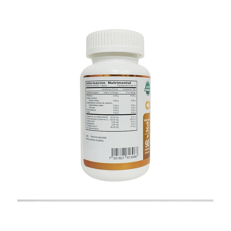 Colágeno Tipo 2 Premium. Sin Desnaturalizar 90 Cápsulas Olnatura Just Natural