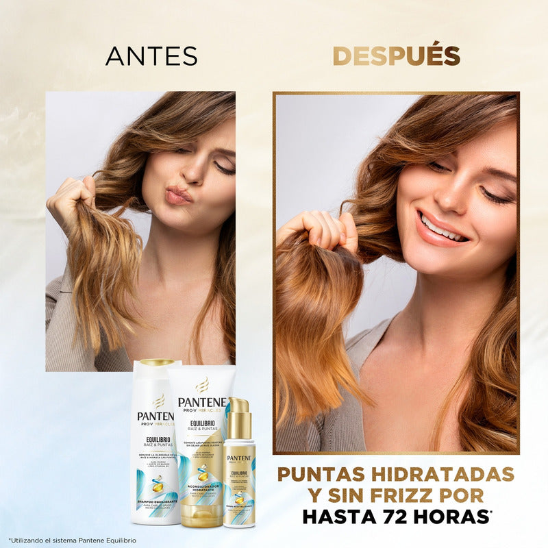 Shampoo Equilibrante Pantene Pro-v Miracles Equilibrio Raíz Y Puntas 300 Ml
