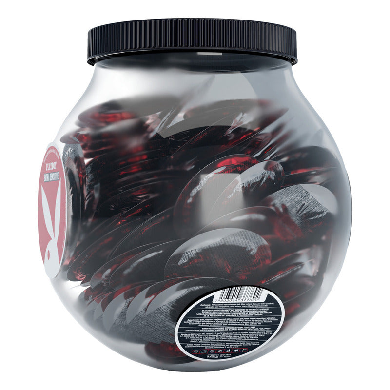 Playboy  100 Condones Lubricados Extra Sensibles