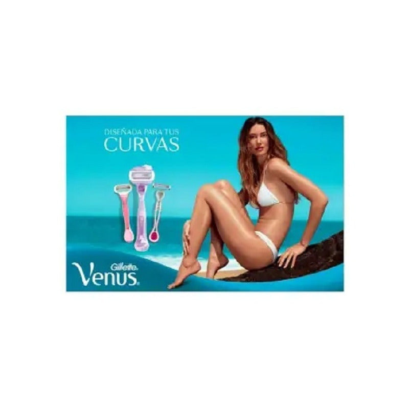 Rastrillo Gillette Venus Mujer 5 Cartuchos Y 1 Rastrillo