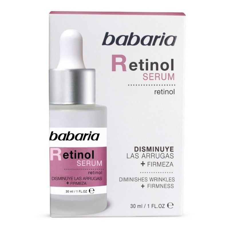 Babaria Sérum Facial Retinol Vegano Antiarrugas, Apto Para Todo Tipo De Piel, 30ml