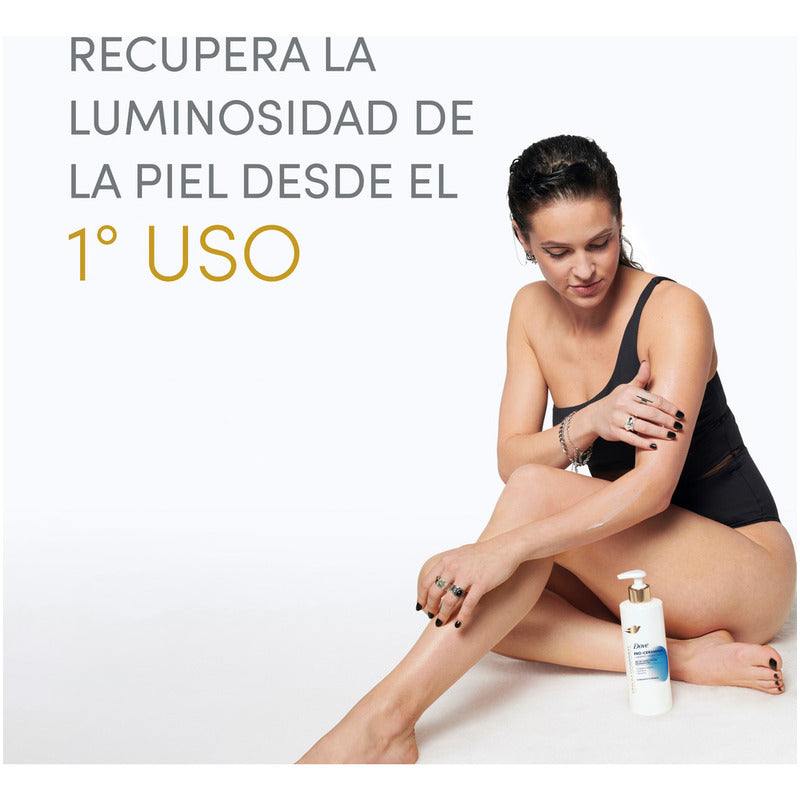 Dove Sérum Corporal Pro-ceramidas Dermo Hidratante, Recupera Suavidad E Hidratación Al Primer Uso, Piel Seca, 400ml
