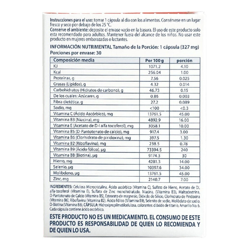 Anacaps Ducray Active+  Anticaída De Cabello En Cápsulas X30
