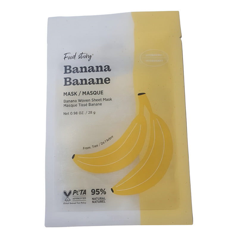 Food Story Mascarilla Hidratante Banana 1 Pieza Todo Tipo De Piel