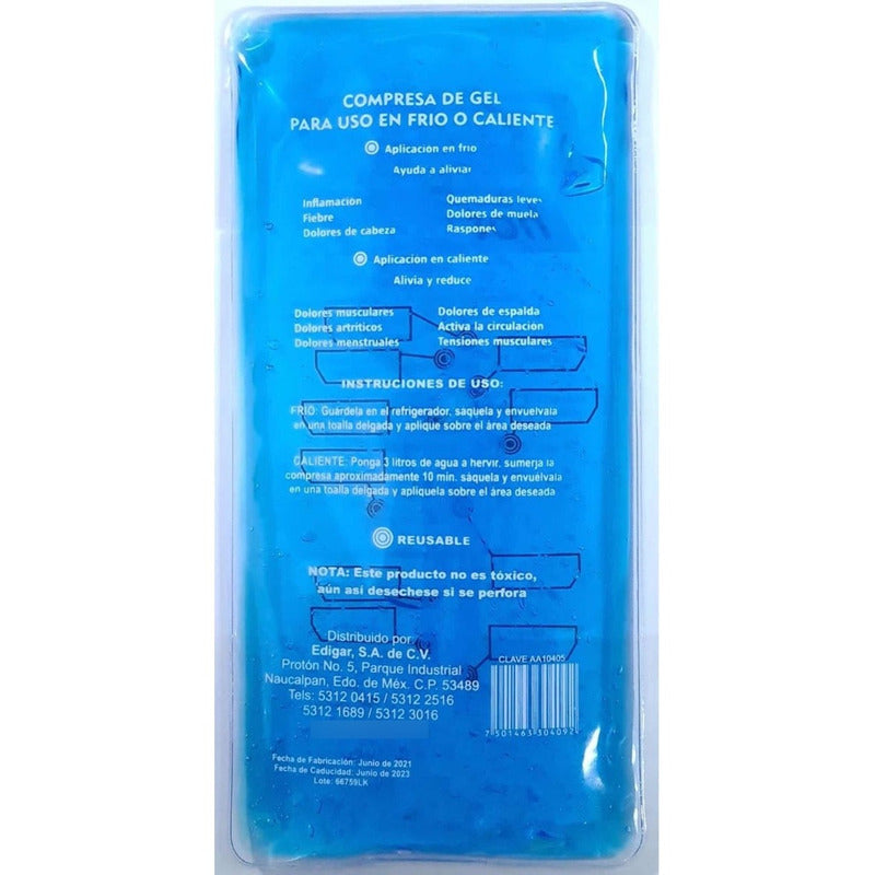 Compresa De Gel  Frío Y Caliente Edigar