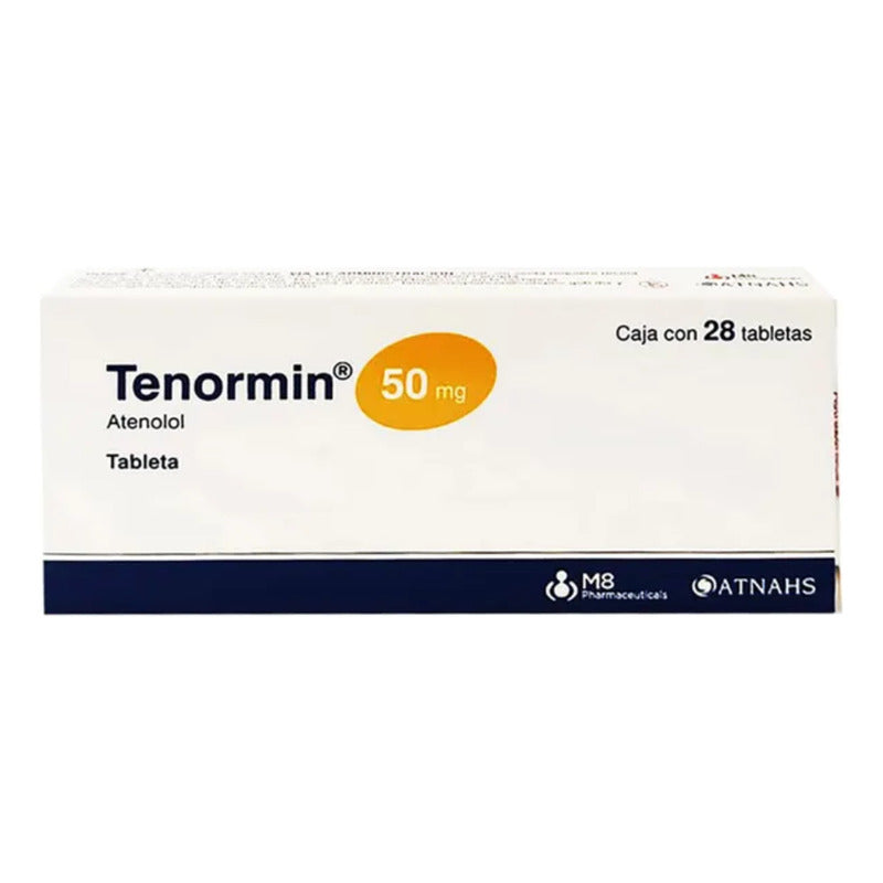 Tenormin 50mg Atnahs 28 Comprimidos Recetados