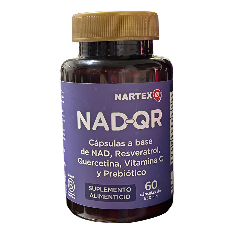 Nad-qr Cápsulas A Base De Nad 550mg Con 60caps N/a
