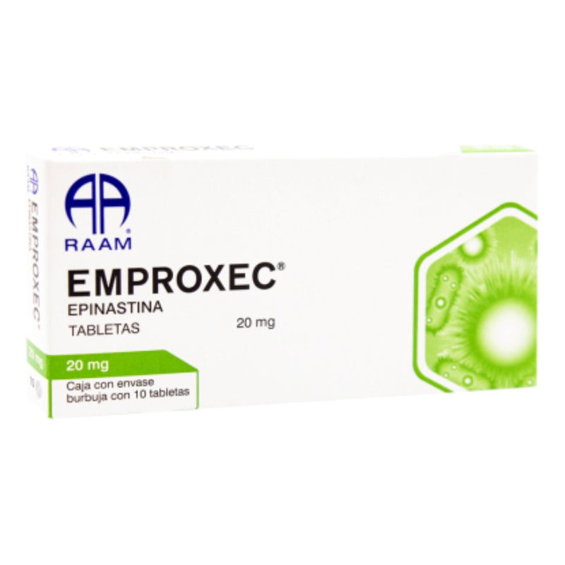 Emproxec 20mg Epinastina 10 Comprimidos Raam