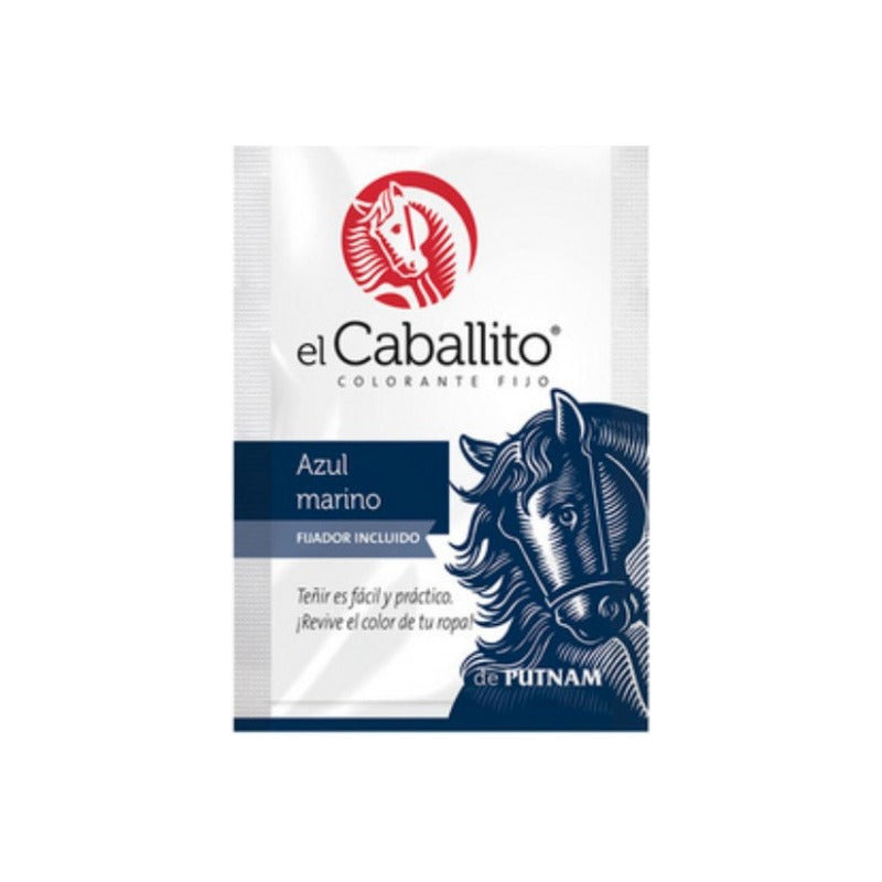 Pintura Colorante El Caballito 16grs. . Color Azul Indigo