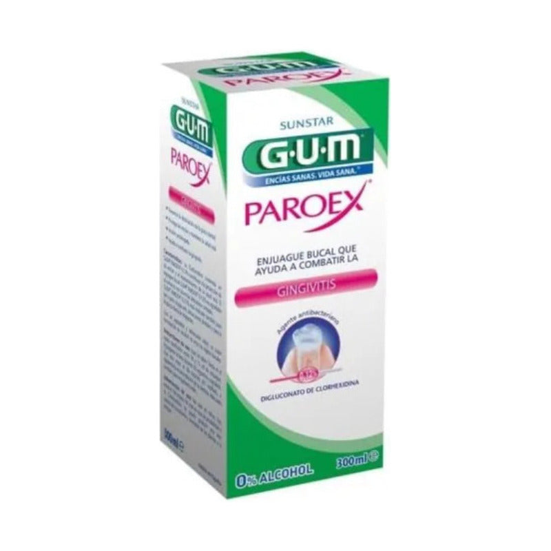 Enjuague Bucal Paroex Gingivitis 0,12% Digluconato Gum
