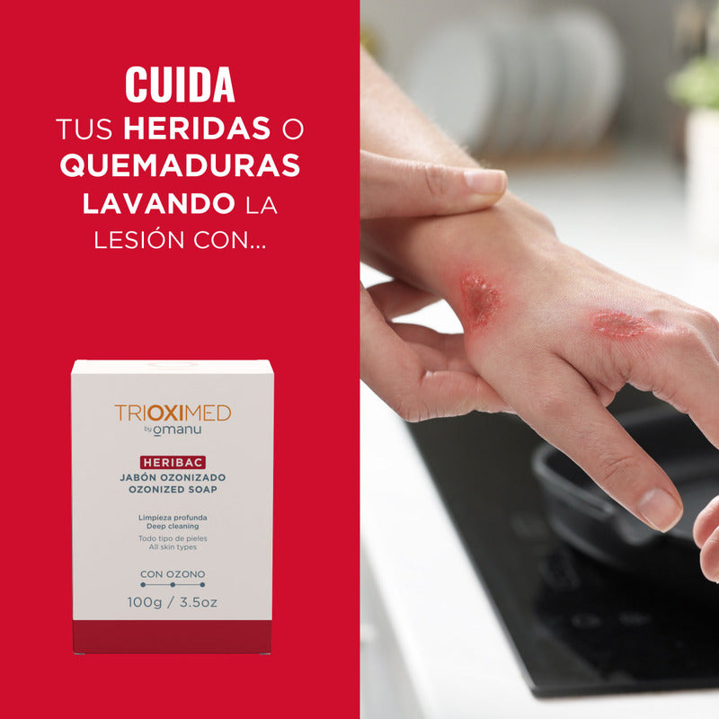 Heribac Jabón Ozonizado 100 G - Trioximed By Omanu