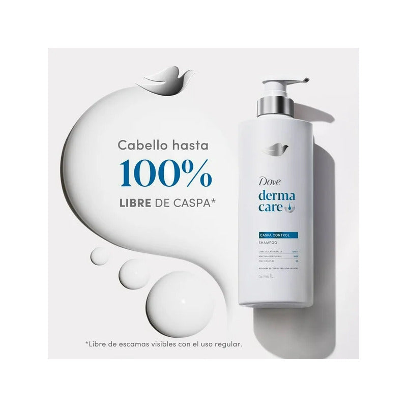 Dove Shampoo Dermacare Caspa Control 1l
