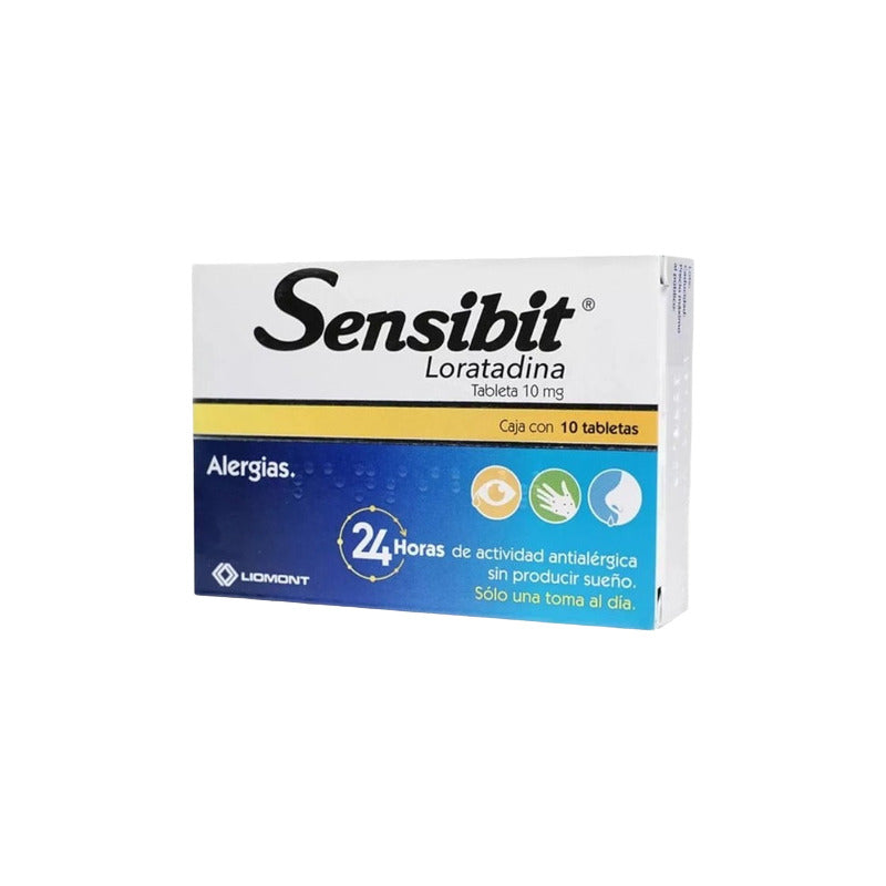 Sensibit Loratadina 10mg Anti Alergias 10 Tabs