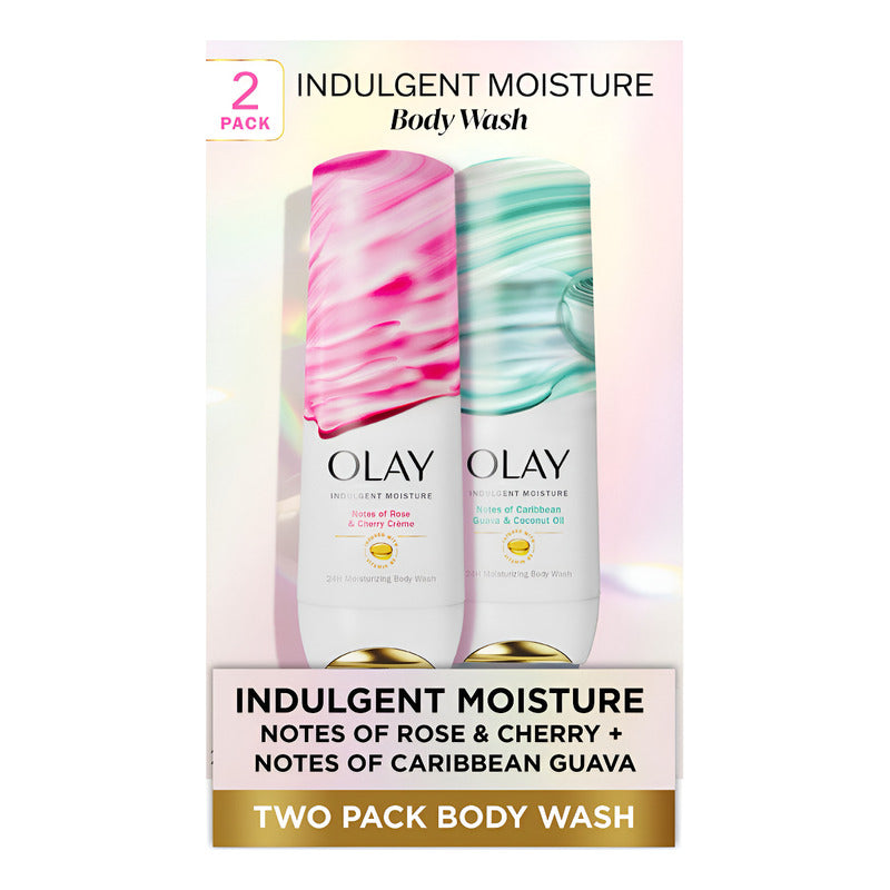 Pack 2 Olay Indulgent Moisture Body Wash 20oz