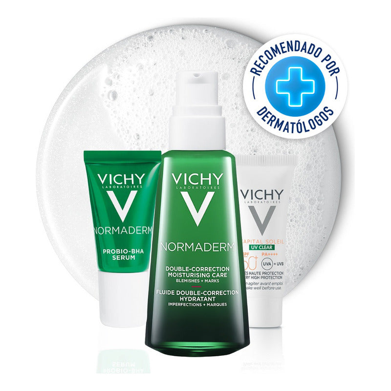 Kit Normaderm Sérum+double Correction+uv Clear