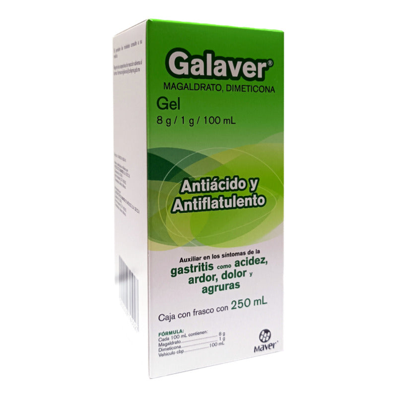 Galver Gel Antiácido Y Antiflatulento 250ml
