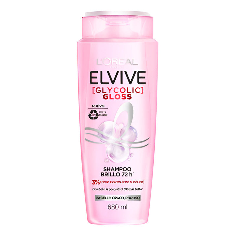 Shampoo Loral Elvive Glycolic Gloss  680ml
