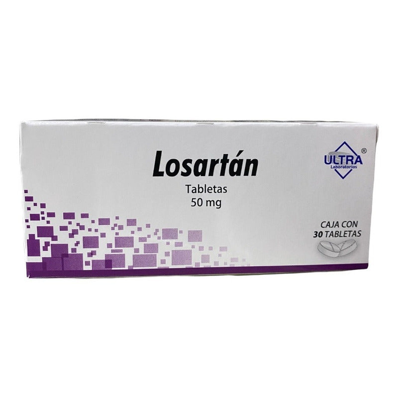 3 Cajas Losartan Ultra 50mg 30tabs C/u