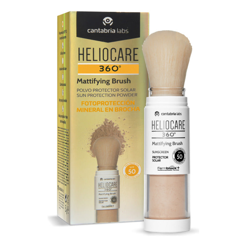 Heliocare 360 Mattifying Brush En Polvo Tono Neutro Spf 50