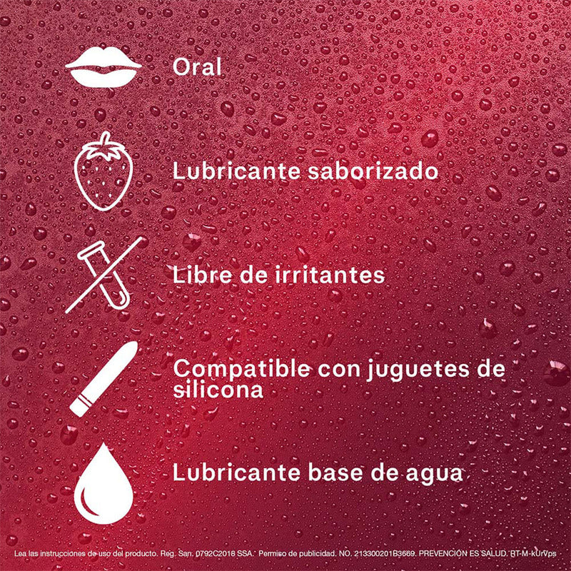 Sico® Play Lubricante Íntimo, Sabor Cereza De 50 Ml