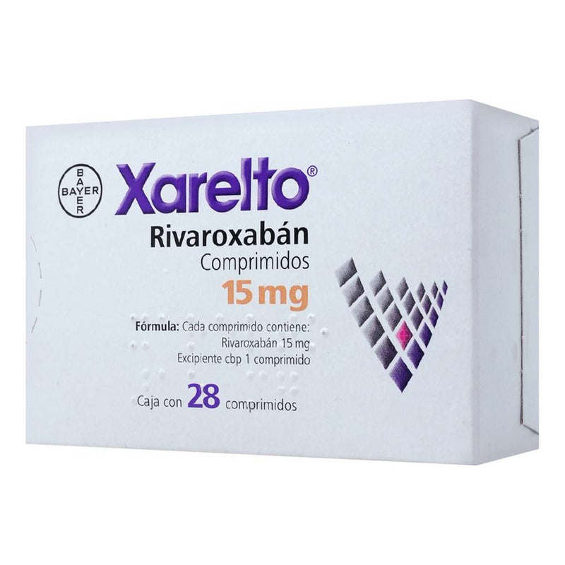 Xarelto Comprimido 15 Mg, 28 Comprimidos