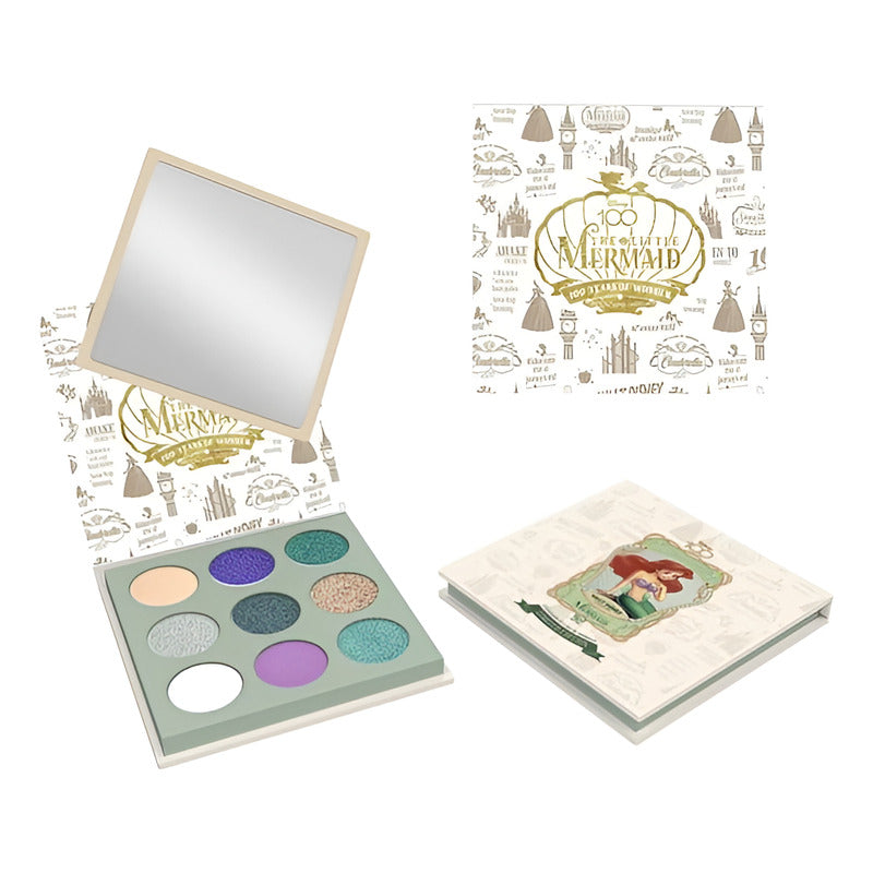Set De Sombras Disney 100 Años Edición Especial Sirenita Ariel