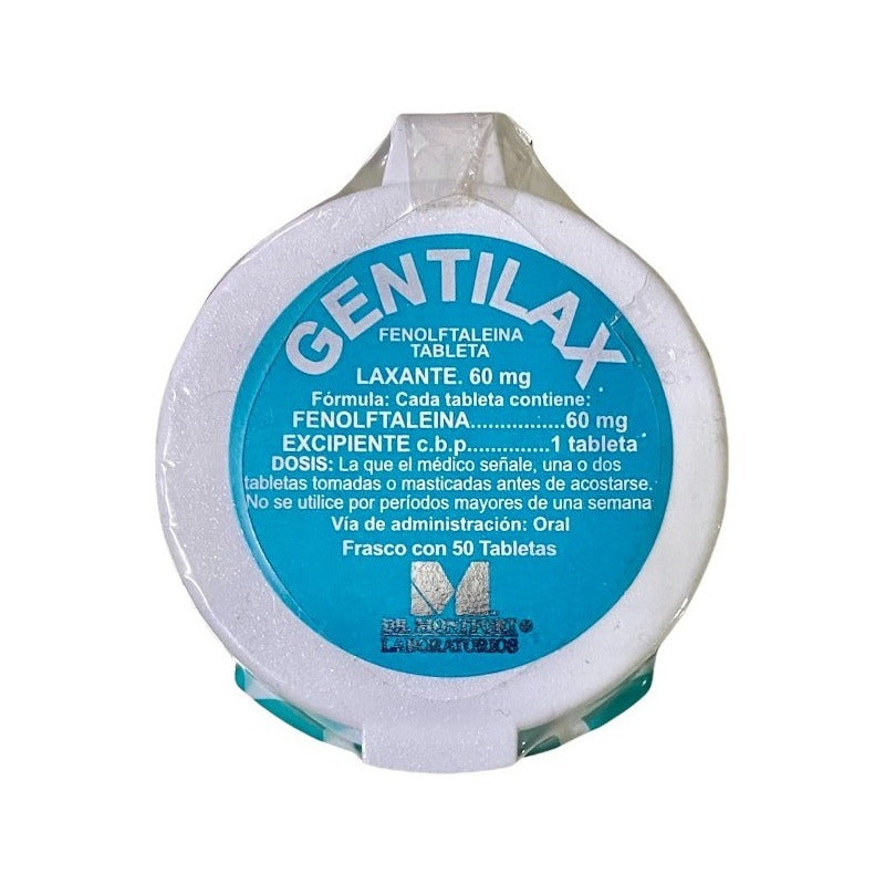 Gentilax Dr Montfort 50 Tabletas Laxante Y Estreñimiento