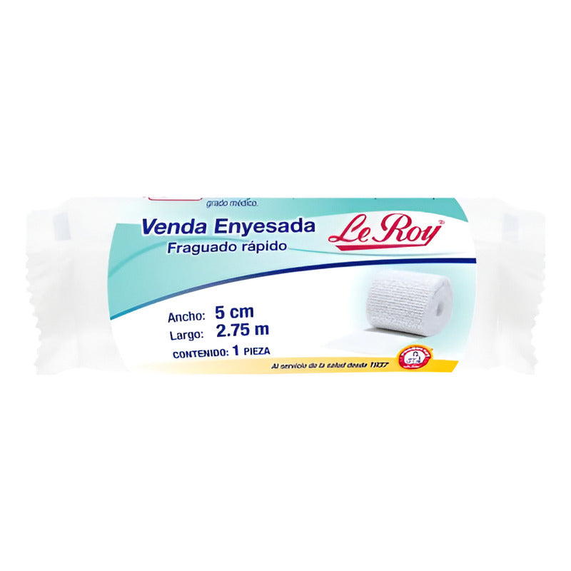 Leroy Venda Enyesada Fraguado Rápido 5cm X 2.75m Blanco