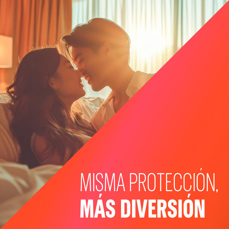 Sico® Play Condones Texturizados, Caja De 3 Pzas