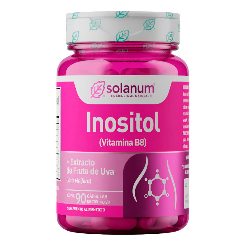 Multivitamínico Inositol Solanum 90 Cápsulas Sin Sabor Sin Sabor