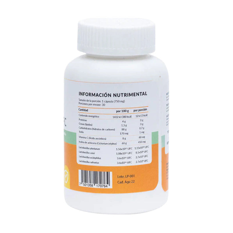 Probióticos 25 Billones Ufc 30caps 750mg Sin Sabor