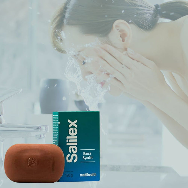 Salilex Barra Limpiadora Facial Dermolimpiador Libre De Jabón Para Piel Grasa