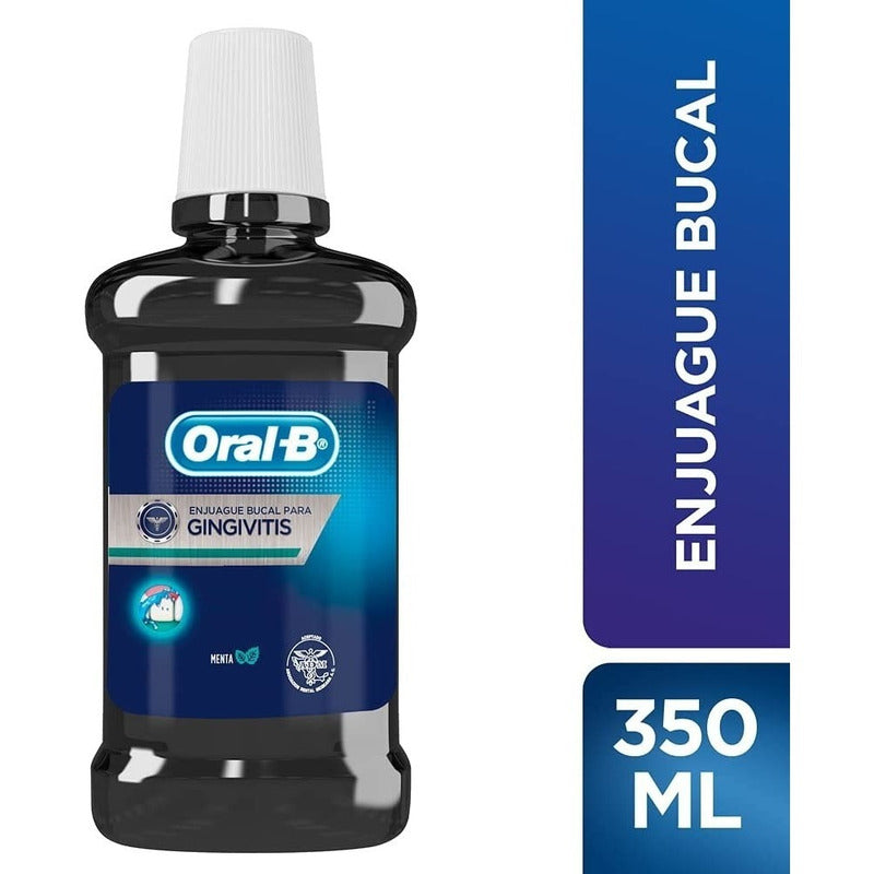 Oral B Gingivitis Menta Enjuague 350 Ml