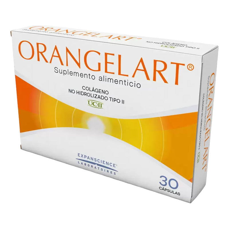 Orangelart Colágeno Hidrolizado Tipo 2 Caja Con 30 Cápsulas