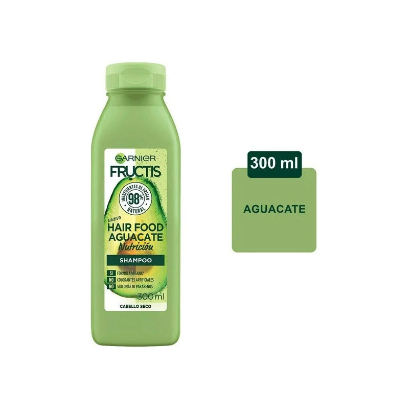 Fructis Garnier Shampoo Hair Food Aguacate 300 Ml