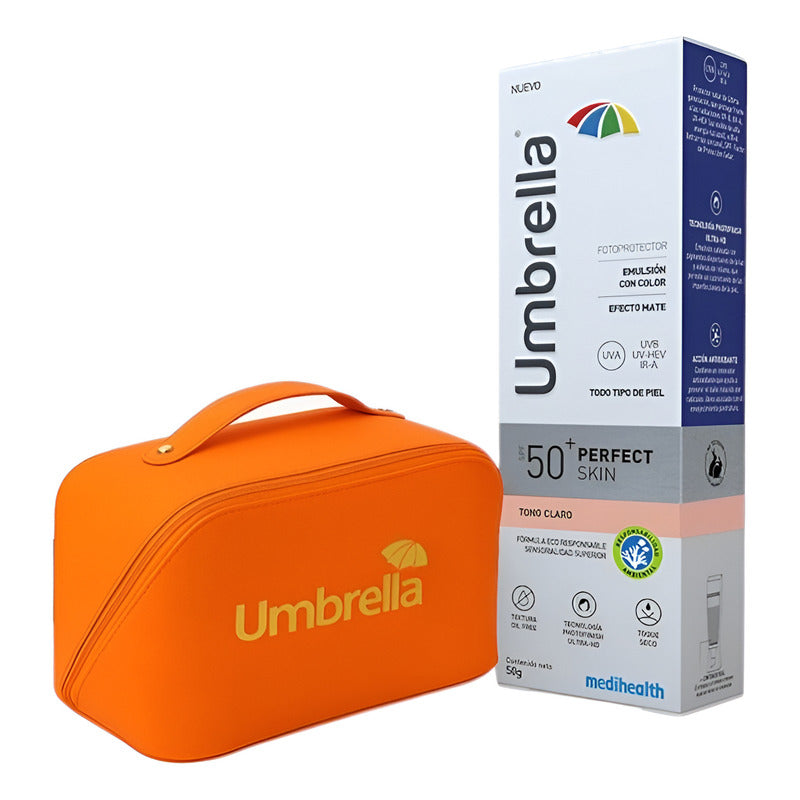 Pack Umbrella Perfect Skin Tono Claro + Cosmetiquera