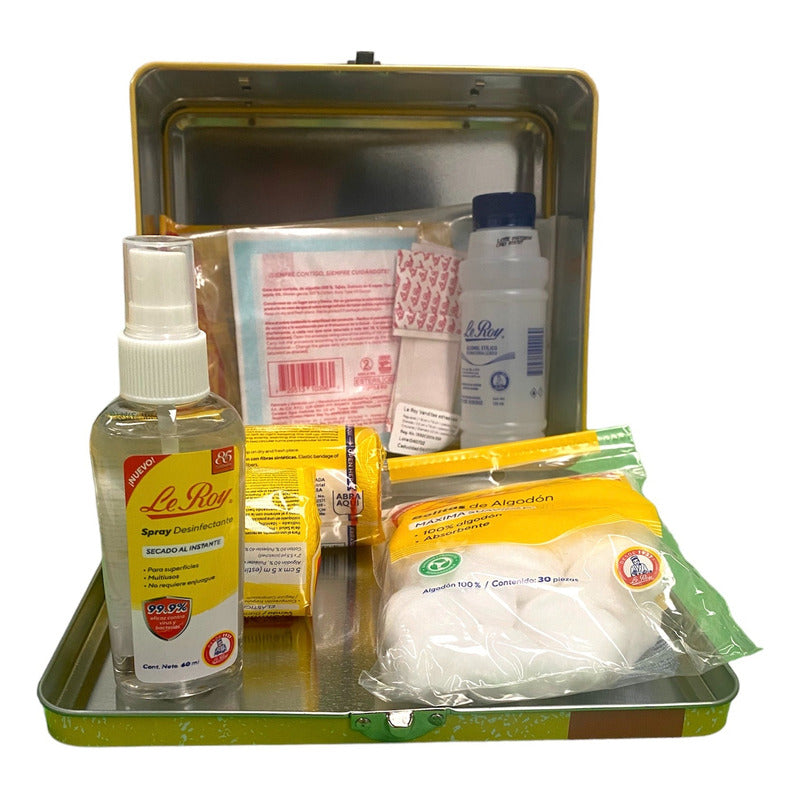 Le Roy Botiquin De Aluminio Para Primeros Auxilios