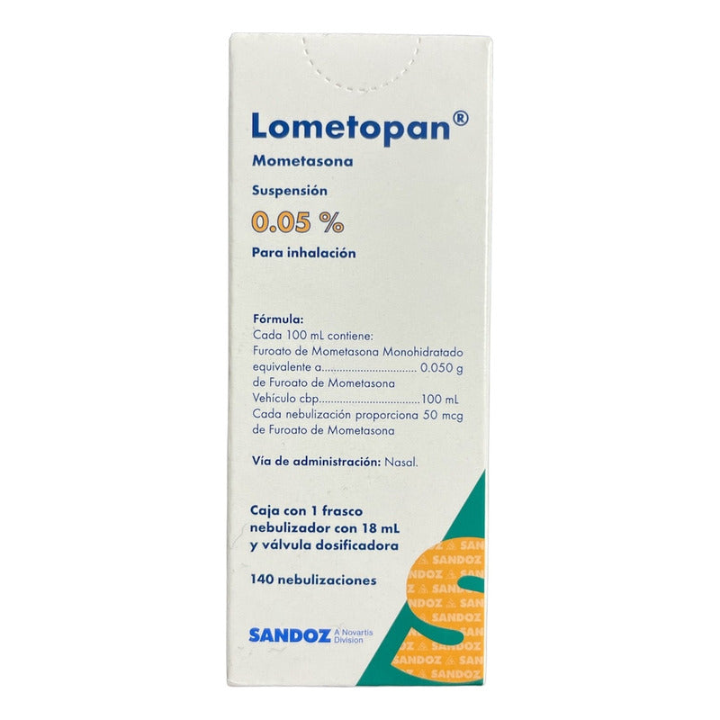 Lometopan Mometasona Suspensión 140 Nebulizaciones