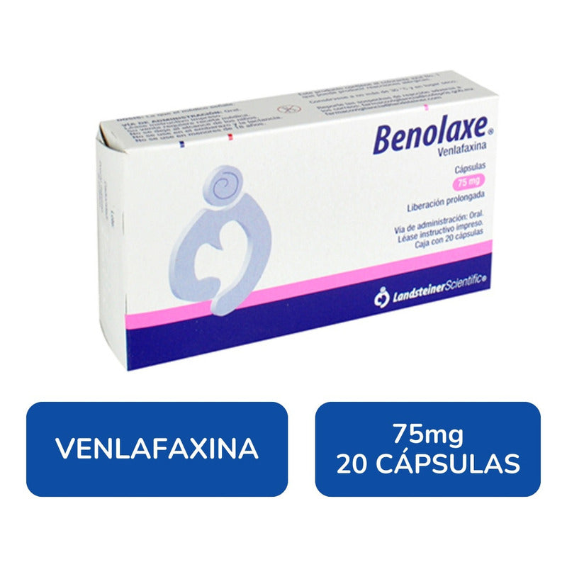 Benolaxe Venlafaxina 75 Mg 20 Cápsulas Landsteiner