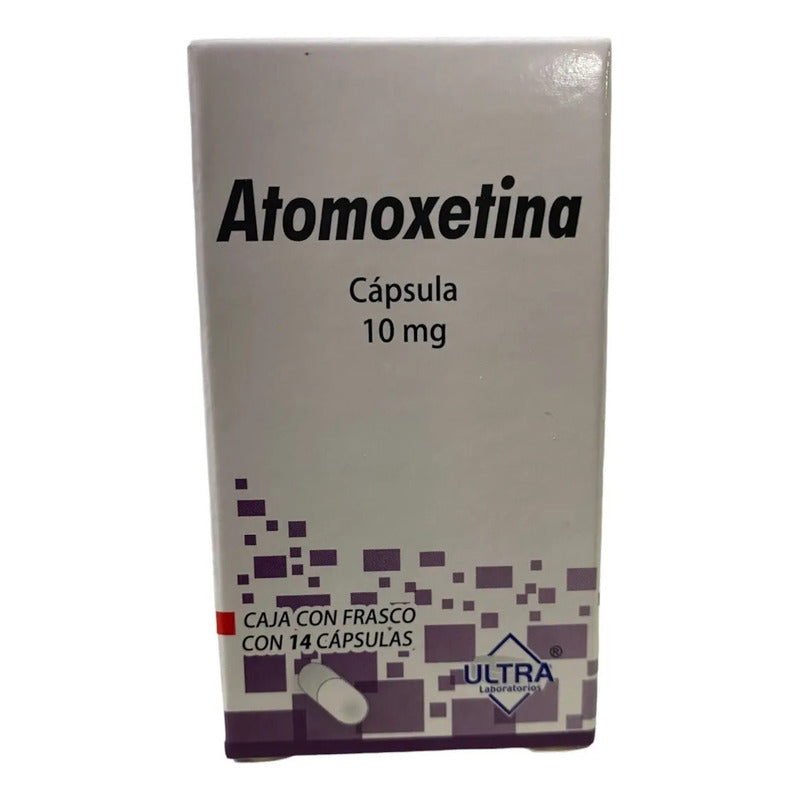Atomoxetina 10mg Con 14 Capsulas