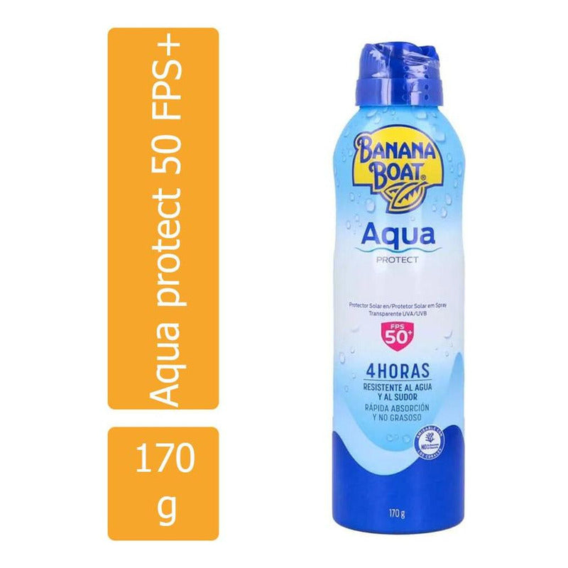 Banana Boat Agua Protect 50+fps Protector Solar Spray 170g