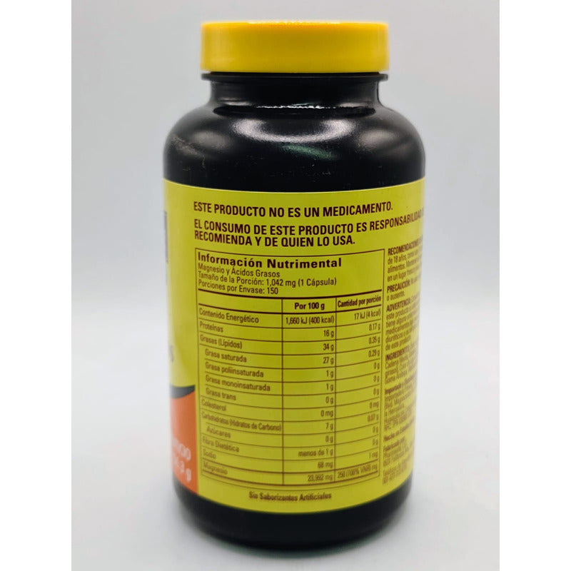 Nature Made Magnesio Y Acidos Grasos 250mg 150 Capsulas