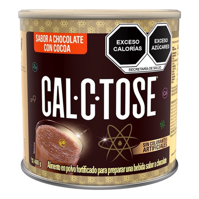 Cal C Tose Chocolate En Polvo Para Leche Lata 400 G