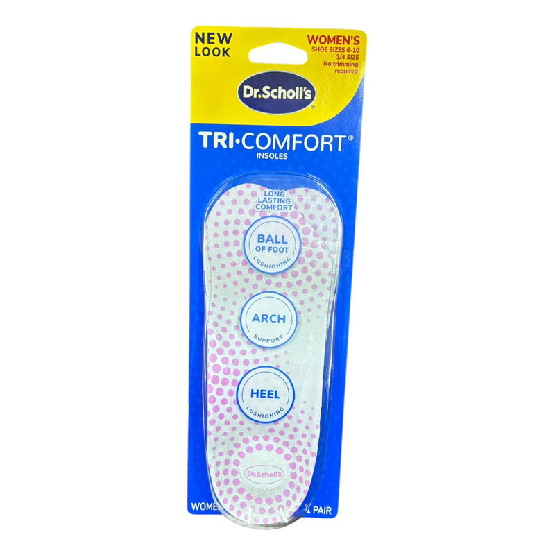 Dr Scholls Pantilla Tri-comfort Dama 1 Par