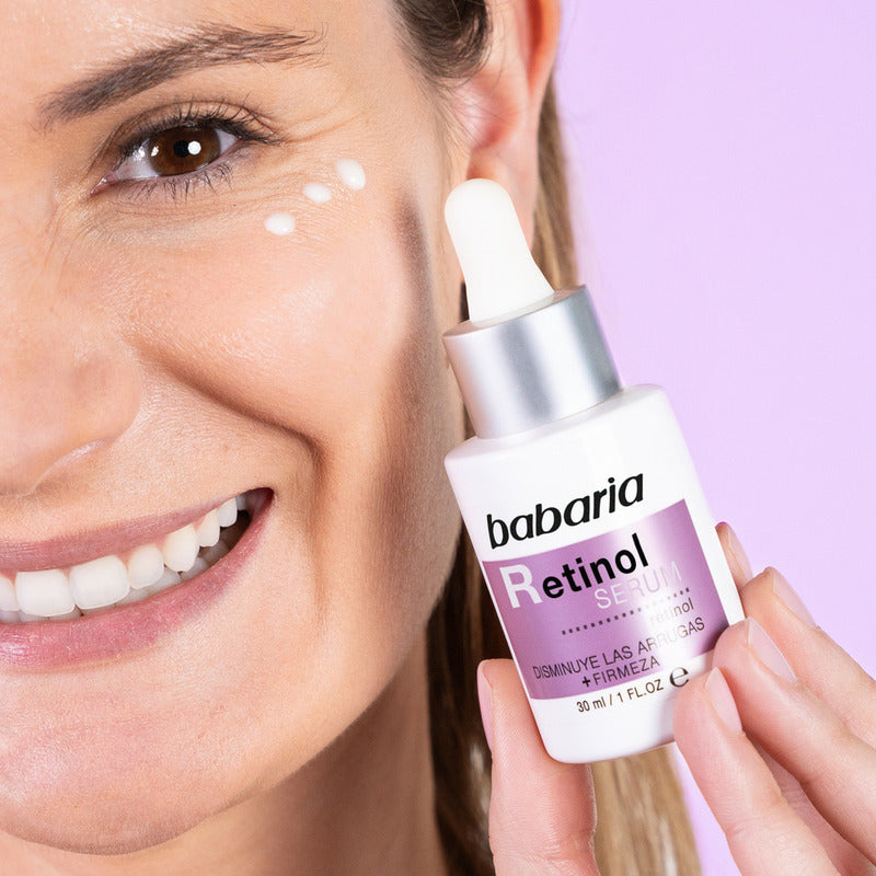 Babaria Sérum Facial Retinol Vegano Antiarrugas, Apto Para Todo Tipo De Piel, 30ml