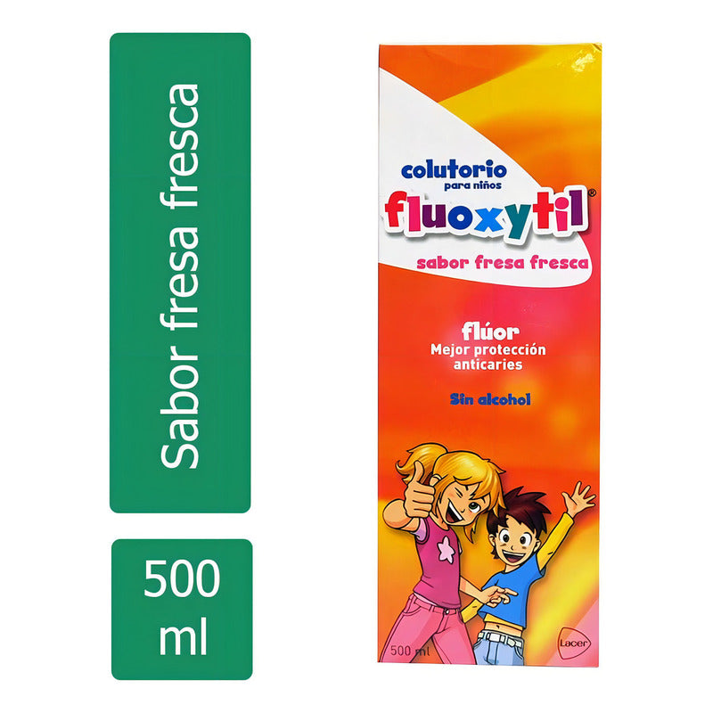 Colutorio Infantil Fluoxytil Sabor Fresa 500ml