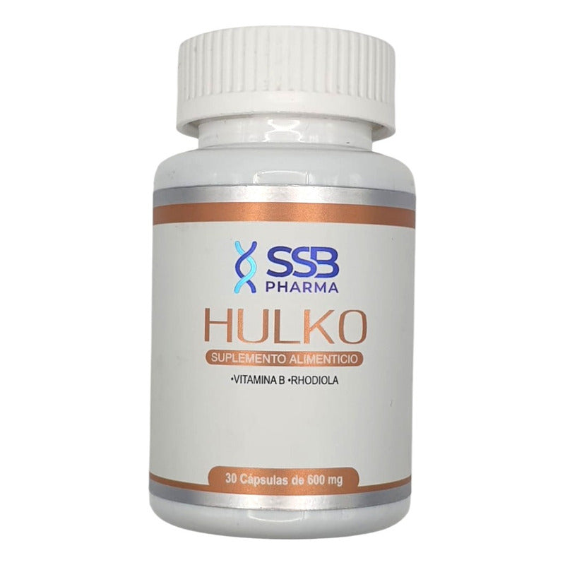 Ssb Pharma Hulko Suplemento Alimenticio 600mg 30cápsulas Sin Sabor